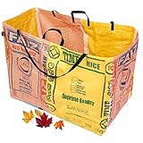 FAIR ZONE Gartenabfallsack - Laubsack aus Reissäcken -...
