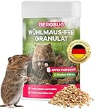 GEROBUG Wühlmaus vertreiben Granulat 300 g - Alternative zu Wühlmausschreck - Wühlmaus Vertreiber - Effektiv & schnell Wühlmäuse loswerden - Tierfreundliche Wühlmausgift Alternative