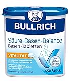 Bullrich Säure-Basen-Balance Basentabletten, inklusive 12 pH-Teststreifen, 450 Tabletten