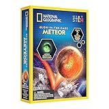 National Geographic Leuchtet im Dunkeln, Meteor-Hüpfbälle für Kinder – spannendes Weltraumball-Bastel-Set schafft 2 Springbälle für Kinderspielzeug, STEM Pädagogische Wissenschafts-Kits