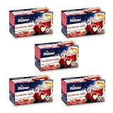 Meßmer Kandierter Apfel | 5x Vorteilspack | Früchtetee mit Liebesapfel-Karamell-Aroma | 100 Teebeutel | aromatisch & fruchtig