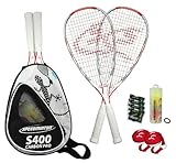 Speedminton Set S400 2013, Silber/rot/schwarz, 400091