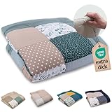 ULLENBOOM Krabbeldecke für Baby 100x100 cm, 100% OEKO-TEX...