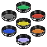 Neewer Filter-Set, 3,17 cm, Teleskop Mond, CPL Filter, Filter in 5 Farben (rot, orange, gelb, grün, blau), Augenfilter in der Planetarbeobachtung des Mondes