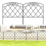 ARIFARO Dekorativer Gartenzaun 60cm H X 56cm B 5 Paneele...