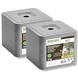 SOLSEL Wildleckstein 20 kg Mineral für Hochwild Niederwild Rotwild Rehwild