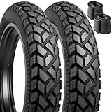 YunSCM 2PCS 20 Zoll Heavy Duty E-Bike Reifen 20x4.0 Mantel 102-406 Plus 2PCS schlauche 20x3.5/4.0 AV32mm Ventil, Compatible 98/102-406 20 Zoll Fahrrad/Mountainbike/E-Fahrrad 20x4.0 Reifen