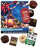 Hallingers Genuss Manufaktur Pralinen Adventskalender ohne Alkohol – 30 handgemachte Premium Schoko Pralinen aus Edelkako - Süßigkeiten Geschenk Familie Kinder Erwachsene - 30 Tage Weihnachtskalender