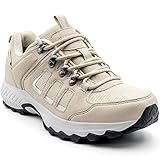 ODCKOI Wanderschuhe Damen Wasserdicht Leicht Trekkingschuhe Damen Outdoor rutschfeste Abriebfest Knöchel Bergschuhe, Camping, Hiking, Mountainbike, Trailrunning, Lauf Sneaker (Beige Khaki EU 38)