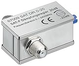 Goobay 67009 Dämpfungsregler, F-Anschluss, 0 dB - 20 dB, 75 Ohm