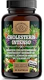 CHOLESTERIN INTENSO® Roter Reis -WICHTIG: Cholesterin Kapseln mit Monacolin K, Schwarzer Knoblauch, Bergamotte, Artischocke etc -Roter Reis Kapseln- DE SCHEUNENGUT®