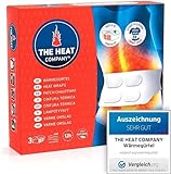 THE HEAT COMPANY Wärmegürtel - 3 Stück - EXTRA WARM - Preis-Leistungs-Sieger - 12 Stunden wohlige Wärme - sofort einsatzbereit - luftaktiviert - rein natürlich - für alle Größen: S-XL