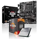 Memory PC Aufrüst-Kit Bundle AMD Ryzen 5 4500 6X 3.6 GHz, 16 GB DDR4, A520M-A Pro, komplett fertig montiert inkl. Bios Update und getestet