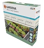 Gardena Micro-Drip-System Tropfbewässerung Set Hochbeet/Beet (35 Pflanzen): Starter-Set sofort einsatzbereit, wassersparendes Bewässerungssystem, einfache & Flexible Verbindungstechnik (13455-20)