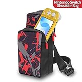 Reisetasche für Nintendo Switch Trainertasche AOPUTTRIVER Nintendo Rucksack Tragbare Reisetasche Tasche für Nintendo Switch/Switch Lite Dock, Joy-Con Grip & Switch Accessories，iPhone and iPad