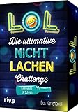 LOL – Die ultimative Nicht-lachen-Challenge – Edition ab 18 Jahren: Das Kartenspiel. Mit den besten Witzen, Flachwitzen, Scherzfragen für Erwachsene. Partyspiel mit Trinkspielvariante