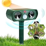 katzenschreck ultraschall, Ultraschall Solar Tiervertreiber, Vertreiber mit Bewegungsmelder, Marderschreck Ultraschall, Katzenabwehr für den Garten, Vogelabwehr, Hundeabwehr, Marderabwehr