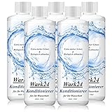 Wark24 Wasserbett Konditionierer Conditioner 250ml - Extra starker Schutz - 20% Wirkstoffgehalt - Biologisch abbaubar - bekämpft wirksam Bakterien, Pilze, Hefen sowie Algen (5er Pack)