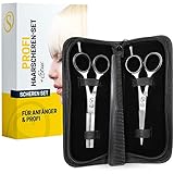 SCHMIEDWERK Haarscheren-Set | Friseurschere - scharfer & präziser Schnitt | Perfekter Haarschnitt für Damen & Herren | Profi Haarschneideschere mit Etui (Scheren-Set)