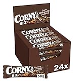 Corny Big Dunkle Schoko-Cookies, Müsliriegel, 24er Pack (24 x 50g)
