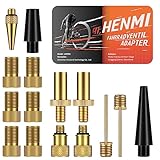 HENMI Fahrradventil Adapter Set, Alle Fahrrad Adapter...