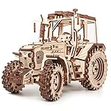 Traktor Holz Modellbausatz – DIY 3D Puzzle Erwachsene & Jugendliche ab 14 Jahren – Holz Puzzle Erwachsene & Jugendliche ohne Kleber – Traktor Modell Belarus-82 Holzbausatz, EWA Eco-Wood-Art, 269 Tiele