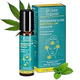 gröeen organic Kopf & Nacken Roll-On 10 ml | Mit 100mg CBD & ätherischen Ölen | Kühlende Wirkung | CBD Gel lockert Verspannungen | Nach der Rezeptur von Prof. Dr. med. Dietrich Grönemeyer