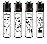 Clipper Feuerzeug 4er Set: (FFX Adult 3)