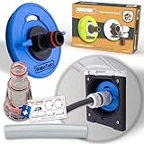 WATERTWIN-PRO Wohnmobil Wasser Befülladapter | Caravan Einfüllstutzen Zubehör | Wassertankdeckel kompatibel mit Gardena Anschluss (Adapter für Tankdeckel 3-Pin D:78 mit Filter)