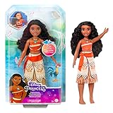 Disney Princess Vaiana-Puppe - Meeresabenteuer und Stylingspaß mit 30-Sekunden Song, bekanntes Outfit, gewellte Haare, für Kinder ab 3 Jahren, HMG15