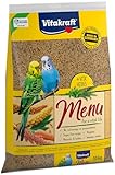 Vitakraft Menü 10kg, Hauptfutter für Sittiche, mit Vitaminen, mit Immun Aktiv Komplex und Kräutern (1x 10kg)