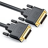 deleyCON 3,0m DVI zu DVI Kabel 24+1 - DVI-D Dual Link - HDTV 1080p Full-HD 3D Ready - Adapterkabel Monitorkabel mit Ferritkern - Schwarz