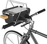 Knister Fahrradhalterung, Halterung für alle Camping Grill Varianten von Knister Grill, Zum sorgenfreien Transportieren des Camping Grills auf dem Fahrrad