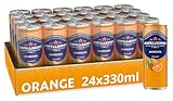 San Pellegrino Naturali Aranciata Orangen-Limonade mit 16% Orangensaft (aus Konzentrat) 24er Pack (24 x 330ml) Einweg-Dosen