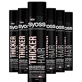 Syoss Thicker Hair Spray 400ml 6 Stück