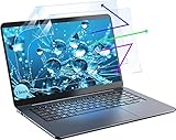 Mamol 2 Stück Displayschutzfolie für Laptop Bildschirmschutz 15,6 Zoll, Anti-Blaulichtfilter Displayschutz entspiegelt für 15,6 Zoll 16: 9 Aspekt Laptop-Bildschirme, Anti-Fingerprint