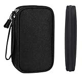 Nutabevr Reise Zubehör Organizer Tasche, Externe Wasserdicht Elektronik Tasche Organizer, Tragbare Elektronische Kabeltasche, für Handyladekabel, Universal USB Powerbank, Kabel, SD Karte