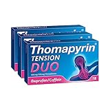 Thomapyrin TENSION DUO Filmtabletten - Schnelle Linderung bei stärkeren Kopfschmerzen - 2 x 18 Stk.