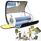 Tragbarer Solarkocher – Solarofen für das Kochen im Freien, 4,5 l Kapazität, effiziente Solarmodule kochen Mahlzeiten in 20-30 Minuten, ideal für Camping, Reisen und Strand
