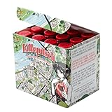 Killepitsch I Premium Kräuterlikör I 12 x 0,02 Liter Miniaturen I 42% Volume I Likör Spezialität aus Düsseldorf inkl. LOVEVINO Silver Button Sticker