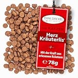 Dirk Drexel Herz Kräuterlis für Katze zur ernährungsbedingten Unterstützung des Herz- und Kreislaufsystems. Natürliche Zutaten für die Herzfunktion 3 Monatskur