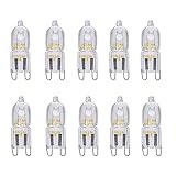 Osram 10er Pack Halopin 66733 33 Watt 230 Volt G9 Halogen dimmbar warmweiß 460 Lumen | Halogenstift | Halogenlampen | Stiftsockellampe, AC35305