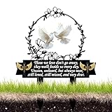 Grabschmuck, Gedenkstätten, Friedhofsgarten, 2D-Acrylpfahl, Herz und Kreuzung, Gedenkstätte, Trauer, Grabmarkierungen, Pfahl für den Außenbereich, Hof, Garten