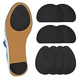 Sibba 4 Paar Schuhgriffe auf der Unterseite der Schuhe, rutschfeste Gummisohlenschutz selbstklebende Schuh-Pads, Aufkleber für Männer und Frauen Geräuschreduzierung Sohle Kissen Schuhpflegesets
