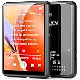 MECHEN 64GB MP3-Player mit Bluetooth 5.3, TFT-Touchscreen MP3-Player, HiFi-Musik, USB C, AUX, UKW-Radio, Voice Recorder, E-Book, Kopfhörer Inkl.