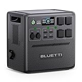 BLUETTI Tragbare Powerstation AC240, 1536Wh/2400W Solargenerator, erweiterbar auf 10136Wh, IP65 wasserdichtes LiFePO4 Batterie-Backup, 0-80% in 45 Min., Notstrom für Camping, Hausgebrauch