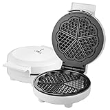 Posten Anker Waffeleisen mit Beschichtung | Herzwaffeln | Edelstahl | 1000 Watt | Herzwaffeleisen | Waffelautomat | waffle maker | Zimtwaffeleisen | waffelmaker | Waffel Eisen | Waffelform | Herzform