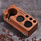 Stacja tamperowa aus Walnussholz für Filter, 51 mm und 54 mm, Zubehör für Barista und Espressomaschine(Nussbaumholz)