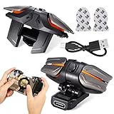 UKCOCO Mobile Gaming-Trigger – Handy-Gamecontroller mit empfindlichen Ziel- und Feuerauslösern, kompatibel mit und -Telefonen, 1 Paar Trigger mit 2 Gaming-Fingerhüllen