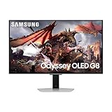 Samsung Odyssey G80SD OLED Gaming Monitor, 32 Zoll, UHD Bildschirm mit OLED-Panel, 3.840 x 2.160 Pixel, Bildwiederholrate 240 Hz, Reaktionszeit 0,03 ms (G/G), AMD FreeSync Premium Pro, LS32DG800SUXEN